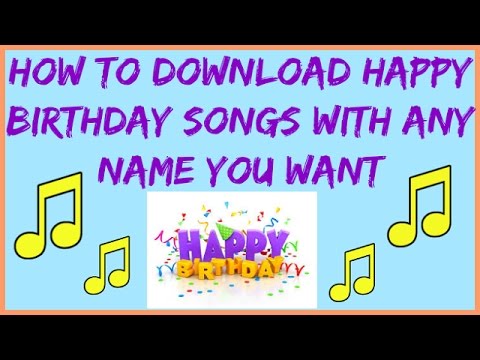free download traditional happy birthday song mp3